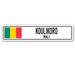 East Urban Home Koulikoro, Mali Flag Aluminum Street Sign Metal | 6 H x 24 W x 1 D in | Wayfair 38CF1932386E4507B10B984E1D0B4A8D