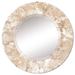 East Urban Home Marble & Gold Abstract - Modern Wall Mirror Round Metal | 32 H x 32 W x 0.24 D in | Wayfair 8EA15837782A41209E66FFD306F67F76