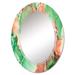 East Urban Home Green Luxury Abstract Fluid Art VII - Modern Wall Mirror Oval | 30 H x 20 W x 0.24 D in | Wayfair D7AFB2B1A7AC496096C789CB7CBD39B6