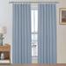 Tab Top Linen Curtains 96 inch Length 2 Panels Set
