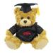 Black/Brown Arkansas Razorbacks 12'' Graduation Plush Bear