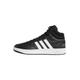 adidas Men's Hoops 3.0 Mid Classic Vintage Shoes Trainers, Core Black FTWR White Grey Six, 12 UK