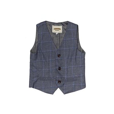 LUOBOBEIBEI Tuxedo Vest: Gray Jackets & Outerwear - Size 50