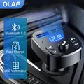 Chargeur de voiture double USB transmetteur FM 5.0 sans fil Bluetooth mains libres lecteur MP3