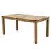 Amazonia Brown Rectangular Teak Wood Outdoor Dining Table - 87 in. L x 39 in. W x 30 in. H