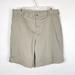 Nike Shorts | Men's Nike Golf Size 34 Light Khaki Canvas Flat Front Mid Rise Shorts 9" Inseam | Color: Tan | Size: 34