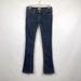 Free People Jeans | Free People Women's Size 25 Boot Cut Dark Wash Low Rise Denim Jeans (27x32) | Color: Blue | Size: 25