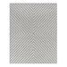 Gray/White 120 x 94 x 0.23 in Area Rug - Birch Lane™ Cyan Cream/Gray Modern Striped Indoor/Outdoor Area Rug, | 120 H x 94 W x 0.23 D in | Wayfair