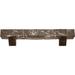 Ekena Millwork Hand Hewn Faux Wood Fireplace Mantel Kit w/Breckinridge Corbels in Brown | 4 H x 48 W x 4 D in | Wayfair MANUHH04X04X48BKNG