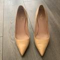 Kate Spade Shoes | Kate Spade Patent Leather Heels | Color: Cream/Tan | Size: 8