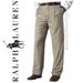 Polo By Ralph Lauren Pants | Lauren Ralph Lauren Total Comfort Dress Tan Wool Dress Pants Mens Size 38w X 29l | Color: Tan | Size: 38