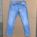 Levi's Jeans | Levi’s Premium Denim Light Blue Denim Jeans, Slim Leg, Leather Back Patch | Color: Blue | Size: 30