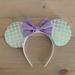 Disney Accessories | Holographic Little Mermaid Minnie Ears Disney | Color: Purple/Silver | Size: Os