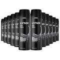 Lynx XL Black 48Hrs High Definition Frozen Pear & Cedarwood Scent Deodourant Bodyspray - 12 X 200ml