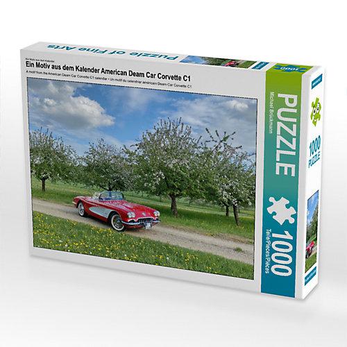 Puzzle CALVENDO Puzzle American Deam Car Corvette C1 - 1000 Teile Foto-Puzzle glückliche Stunden Kinder