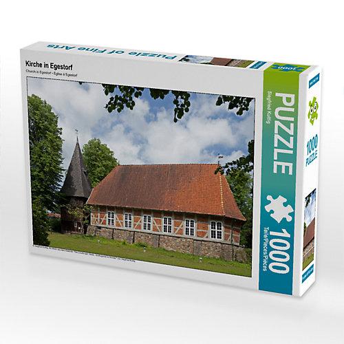 Puzzle CALVENDO Puzzle Kirche in Egestorf - 1000 Teile Foto-Puzzle glückliche Stunden Kinder