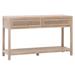 Orient Express Furniture 64" Console Table Wood in Brown | 34 H x 64 W x 20 D in | Wayfair 8088.SGRY-OAK/CN