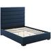 Genevieve Queen Fabric Platform Bed by Modway Upholstered/Polyester in Blue | 61.5 H x 65 W x 87.5 D in | Wayfair MOD-6049-BLU