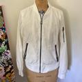 Levi's Jackets & Coats | Levi’s Flight Bomber Jacket | Color: White | Size: L