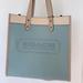 Coach Bags | Coach Filed Tote Sage | Color: Blue/Tan | Size: Os