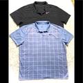 Nike Shirts | Nike Dri-Fit 2 Shirts Polo Sport Shirts Size Xxl | Color: Black/Blue/Gray/White | Size: Xxl