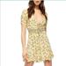 Free People Dresses | Free People Forget Me Not Mini Dress | Color: Blue/Yellow | Size: 4