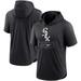 Men's Nike Black Chicago White Sox Lockup Performance Short Sleeve Lightweight Hooded Top