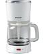 CAF1318S Cafetiere filtre - Blanc - Brandt