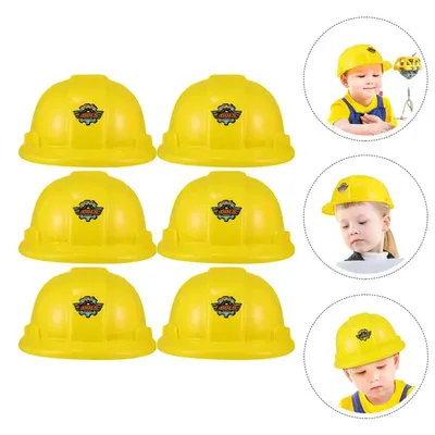 Chapeau de Construction pour Enfant Tenue de ix de Barrage Dur Jouets Casque Antidérapant
