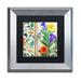 Trademark Fine Art 'Matted Framed Art' Framed Graphic Art Canvas | 16 H x 16 W x 0.5 D in | Wayfair ALI4667-S1111BMF