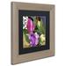 Trademark Fine Art 'Glassberry III' Framed Graphic Art Canvas | 16 H x 16 W x 0.5 D in | Wayfair ALI4760-S1111BMF