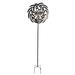 Copper Finish Dual Flower Metal Wind Spinner Garden Stake 70 Inch - 70.25 X 18.75 X 8.5 inches