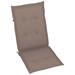 Red Barrel Studio® Chair Outdoor Cushion Water Repellent Garden High Back Chair Outdoor Cushion Pad Fabric Polyester in Brown | 1.18 H x 19.7 W x 47.24 D in | Wayfair