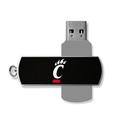 Cincinnati Bearcats Solid Design 32GB Metal Twist USB Drive