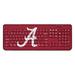 Alabama Crimson Tide Primary Logo Solid Design Wireless Keyboard