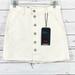 Levi's Skirts | Levi's Women’s Button Front Denim Skirt Size 26 | Color: Cream | Size: Levi’s 26