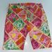 Lilly Pulitzer Shorts | Lilly Pulitzer Pink Bermuda Walking Shorts 8 | Color: Pink/Yellow | Size: 8