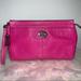 Coach Bags | Barbie Pink Coach Pebbled Leather Clutch | Color: Pink | Size: Os