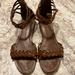 American Eagle Outfitters Shoes | American Eagle Outfitters Womens Gladiator Style Sandals, Braided, Strappy | Color: Brown | Size: 9
