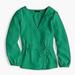 J. Crew Tops | J. Crew Drapey Crepe Faux-Wrap Top In Luminary Green, 6p | Color: Green | Size: 6p