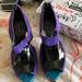 Jessica Simpson Shoes | Jessica Simpson Multicolored Heels /Scuffs | Color: Blue/Purple | Size: 9