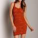 Free People Dresses | Free People Intimately Medallion Dress Bodycon | Color: Orange/Pink | Size: S