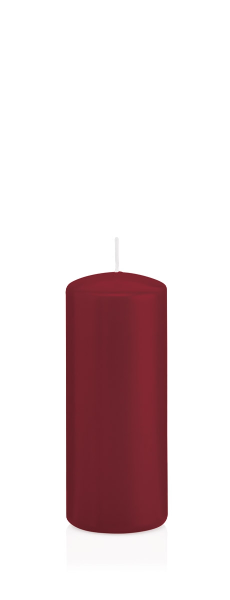 Wiedemann Kerzen Stumpenkerzen Bordeaux Ø 48 x 120 mm, 24 Stück, 28 Brenndauer Image