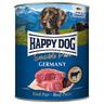 Happy Dog Sensible Pure 12 x 800 g Alimento umido per cani - Germania (manzo)