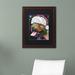 Trademark Fine Art 'Christmas Pitbull' by Dean Russo Framed Graphic Art Canvas, Wood | 19.25 H x 23.25 W x 1.25 D in | Wayfair ALI2644-B1114BMF