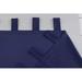 JENIN HOME FURNISHING Soft Solid Semi-Sheer Tab Top Single Curtain Panel Polyester in Green/Blue/Navy | 95 H x 40 W in | Wayfair ECM8-95 Navy