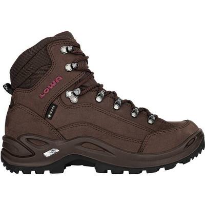 LOWA Damen Leichtwanderschuhe Renegade Gtx Mid Ws, Größe 37 ½ in Braun