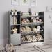 Slevin Isabelle & Max™ Toy Organizer Wood/MDF in Gray | 39.4 H x 44.3 W x 11.8 D in | Wayfair 6FE67932DC6C4292B95A2C088C93FE6D