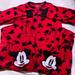 Disney Intimates & Sleepwear | Mickey Mouse Fleece Onesie Pajamas | Color: Black/Red | Size: M/8-10