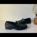 Coach Shoes | Coach Leather Loafers | Color: Black/Gold | Size: 10